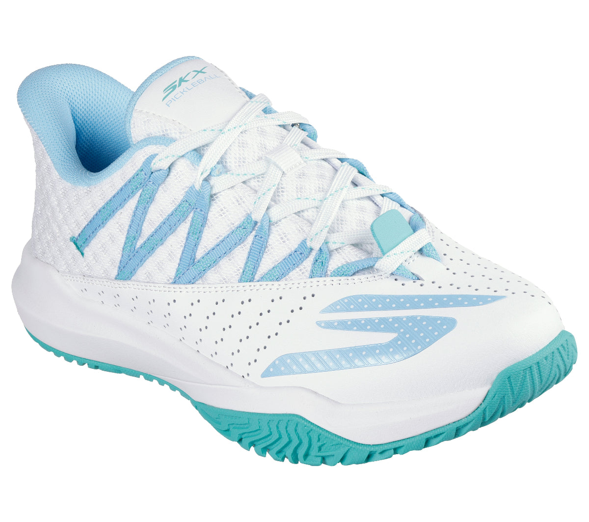 172110#WLB-WHITE LEATHER/MESH LT. BLUE TRIM