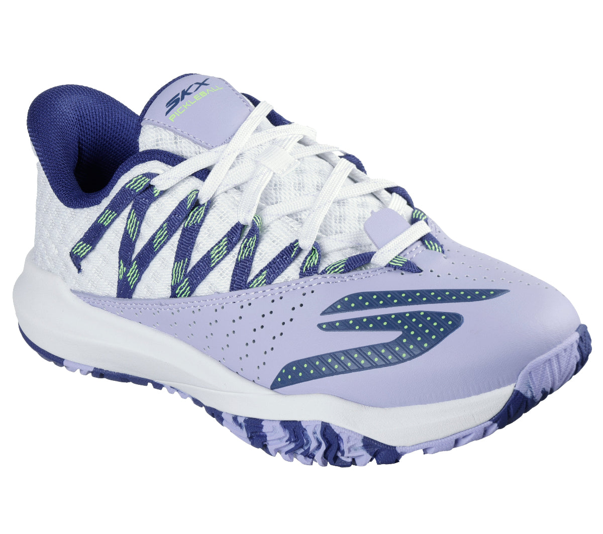 172110#WPR-WHITE LEATHER/PURPLE MESH