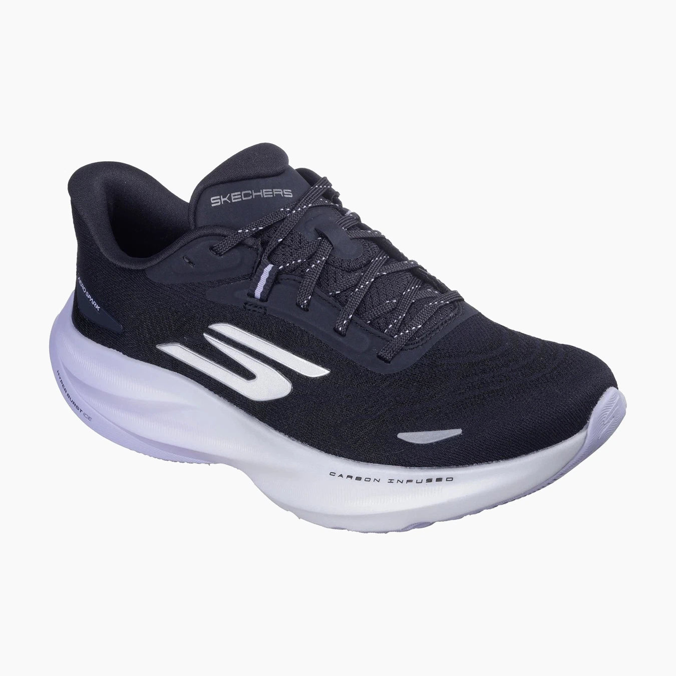 172200#BKPR-BLACK TEXTILE/PURPLE TRIM