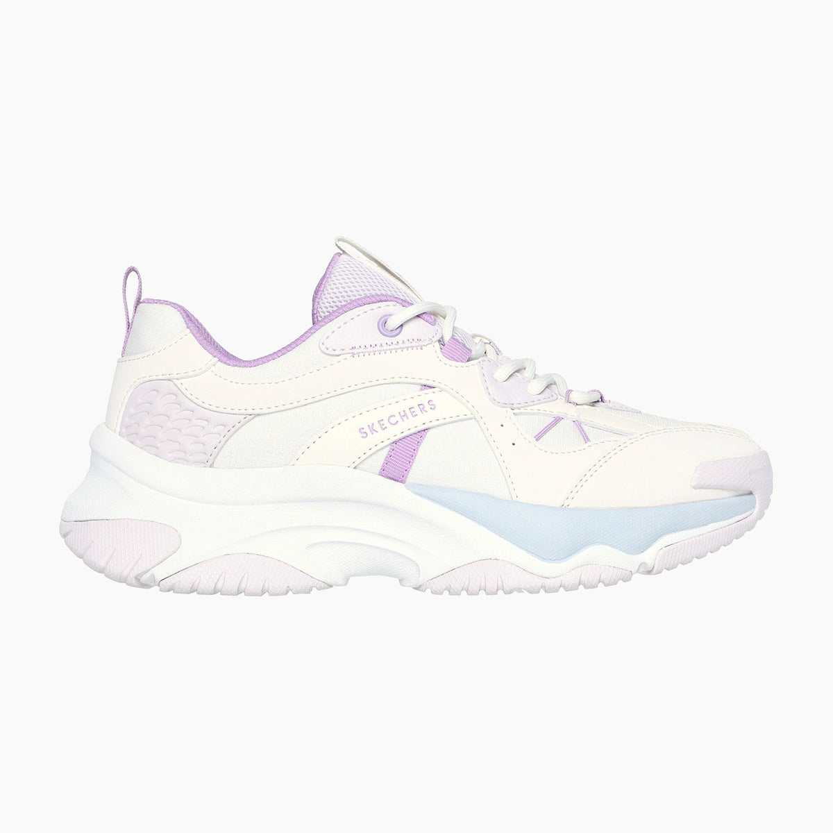 WLPR-WHITE DURALEATHER/LT AND DARK PURPLE TRIM