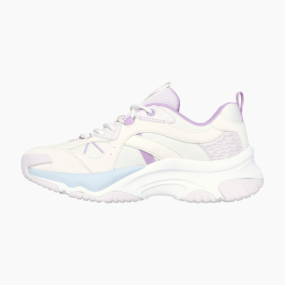 WLPR-WHITE DURALEATHER/LT AND DARK PURPLE TRIM