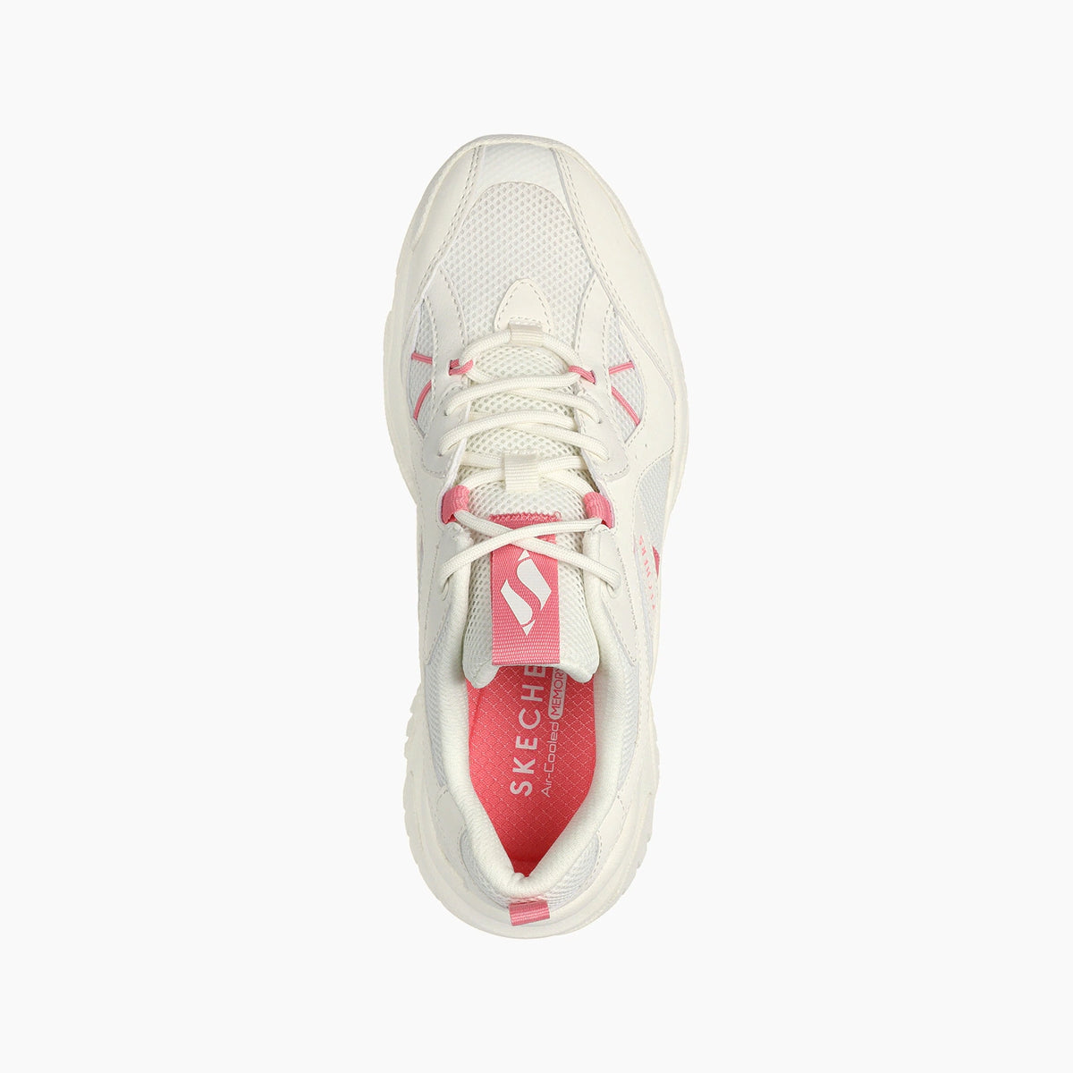 WCRL-WHITE DURALEATHER/MESH/ CORAL TRIM