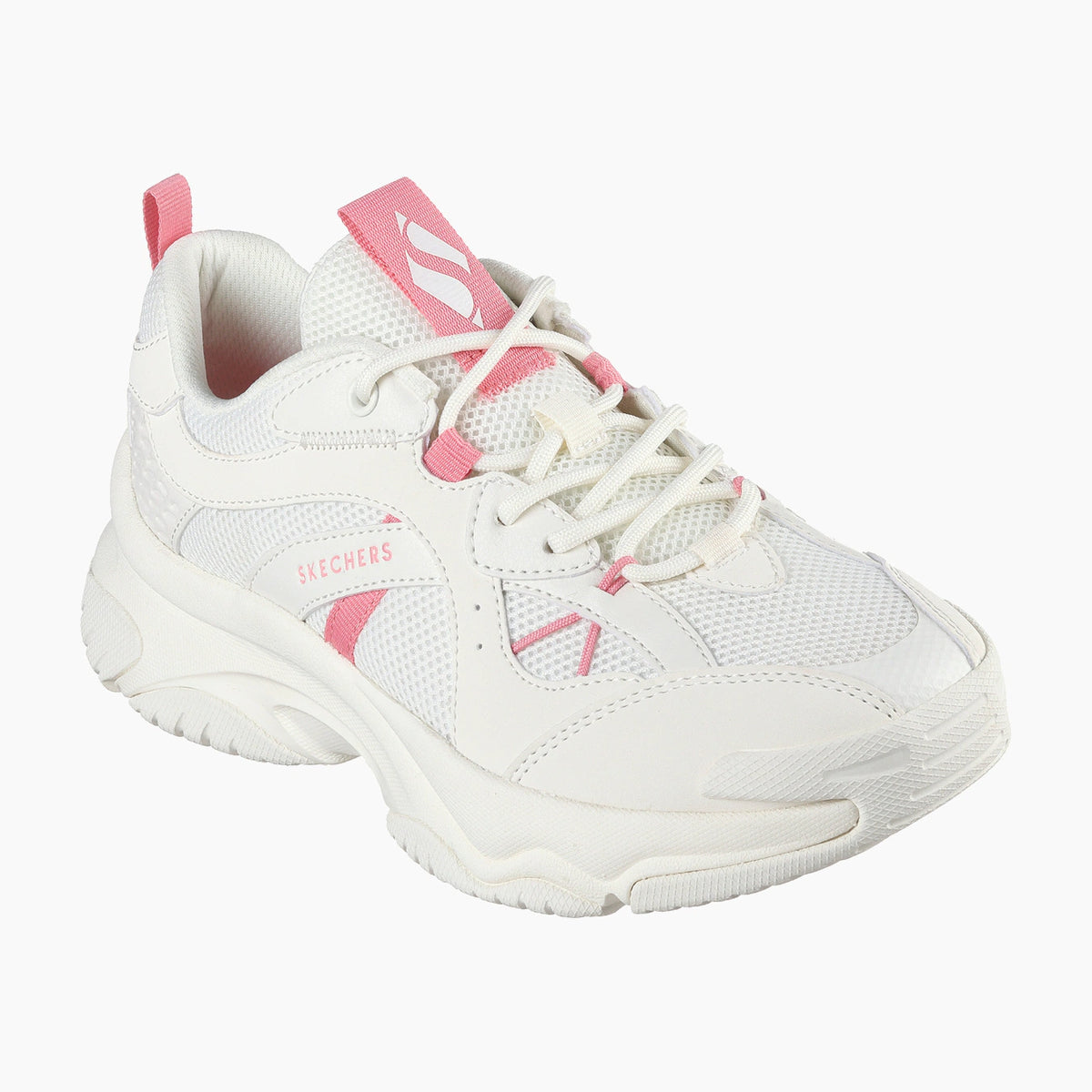 WCRL-WHITE DURALEATHER/MESH/ CORAL TRIM