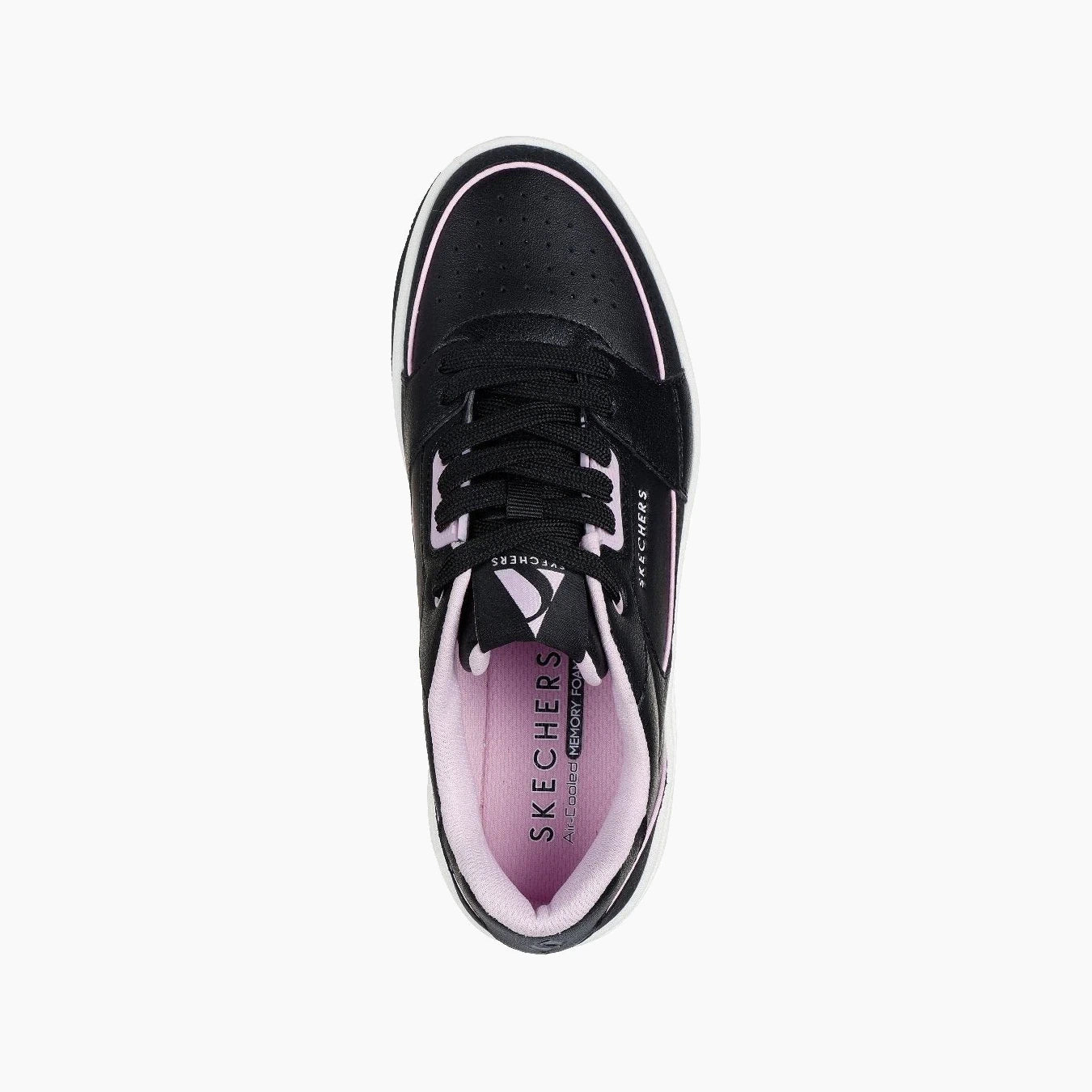 177710#BKLP-BLACK LEATHER/ PINK DURALEATHER TRIM
