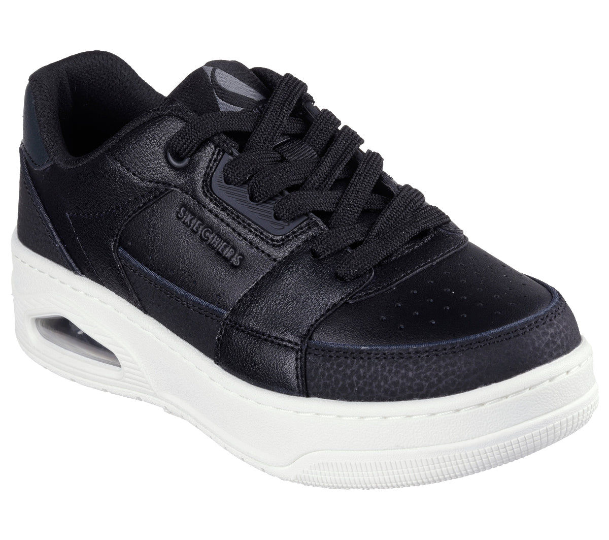 177710#BLK-BLACK LEATHER/DURALEATHER