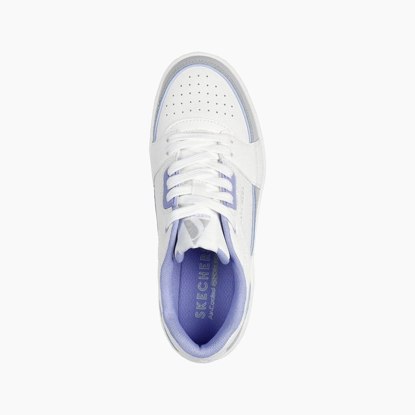 177710#WLV-WHITE LEATHER/ LAV DURALEATHER TRIM