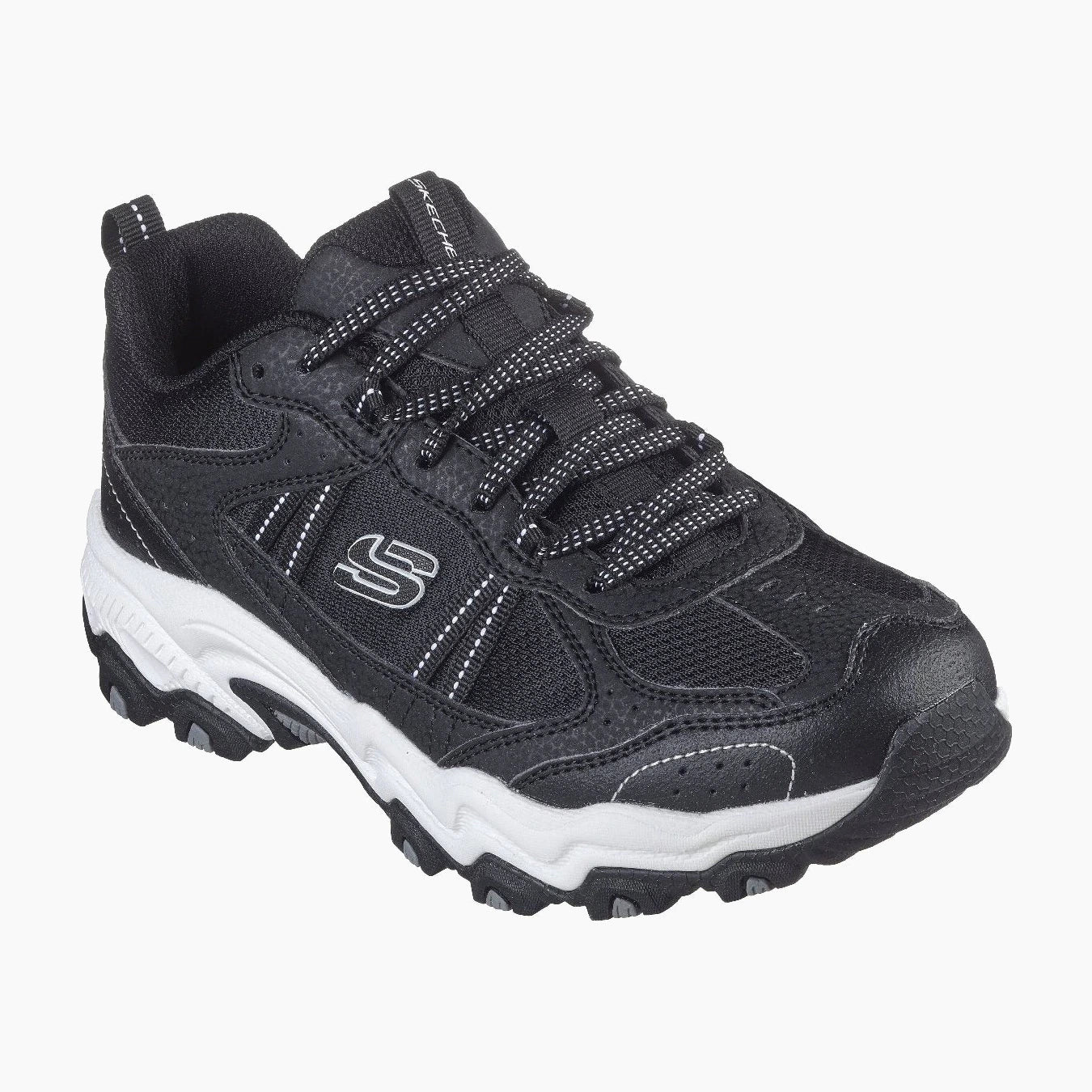 18125#BKW/BLACK SYNTHETIC/TEXTILE/TRIM