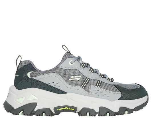 DLITES#GMLT-GREEN LEATHER/SYNTHETIC/MULTI TRIM