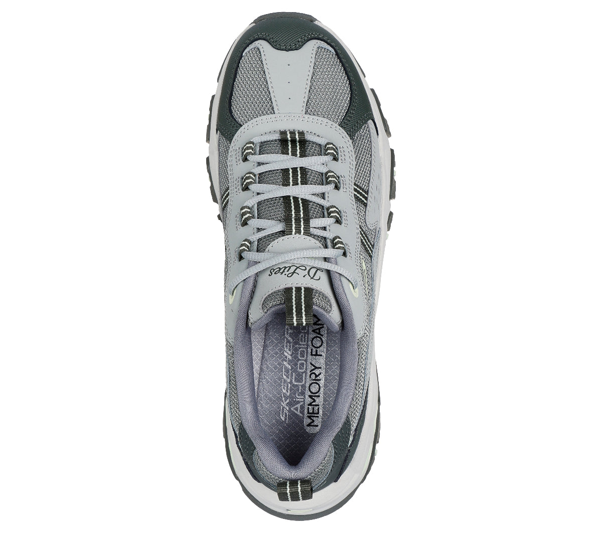 DLITES#GMLT-GREEN LEATHER/SYNTHETIC/MULTI TRIM