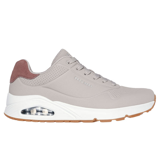 183004#TPE-TAUPE DURABUCK/QUAIL MAUVE SUEDE / MESH