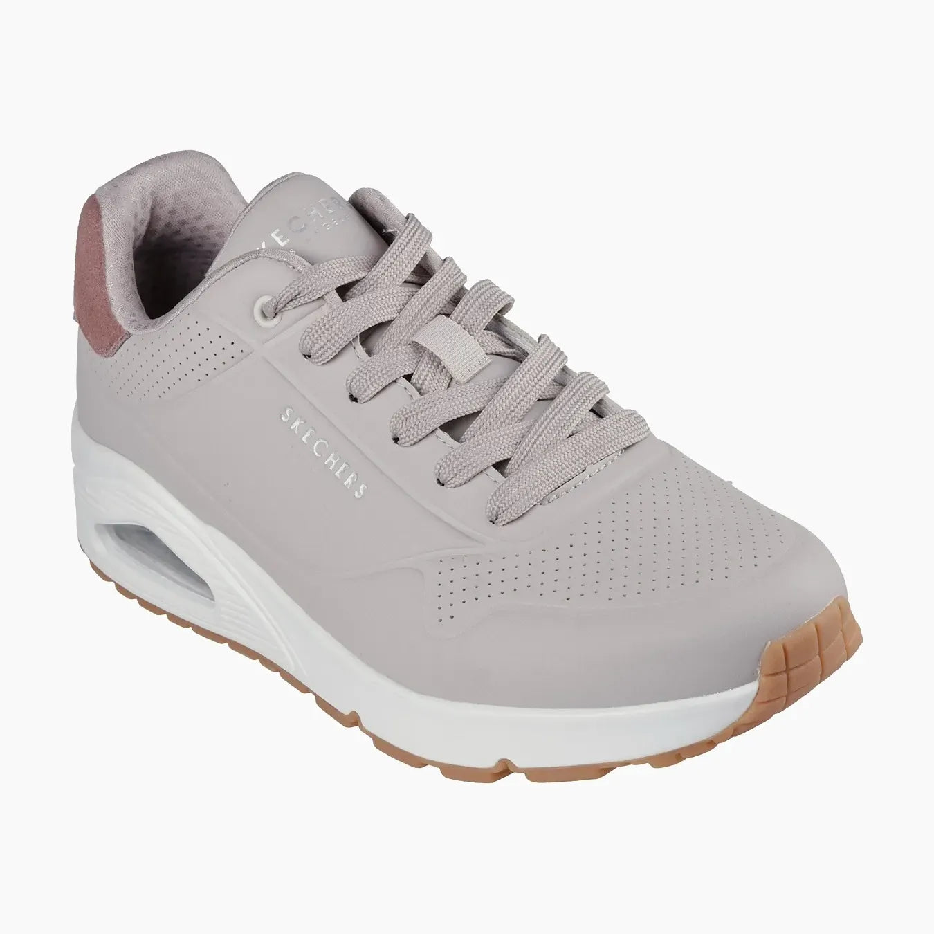 183004#TPE-TAUPE DURABUCK/QUAIL MAUVE SUEDE / MESH