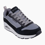 183011#BKGY-BLACK SUEDE / GREY DURALEATHER / MESH