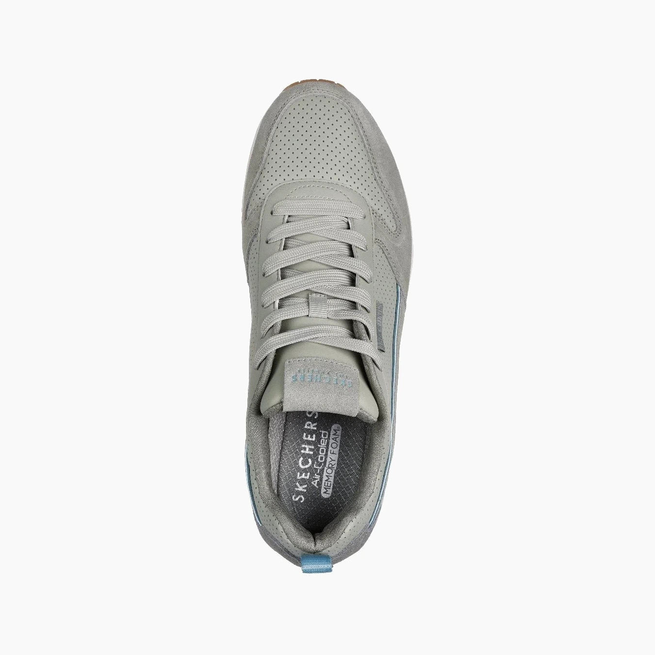 183011#SAGE-SAGE SUEDE / DURALEATHER / BLUE TRIM