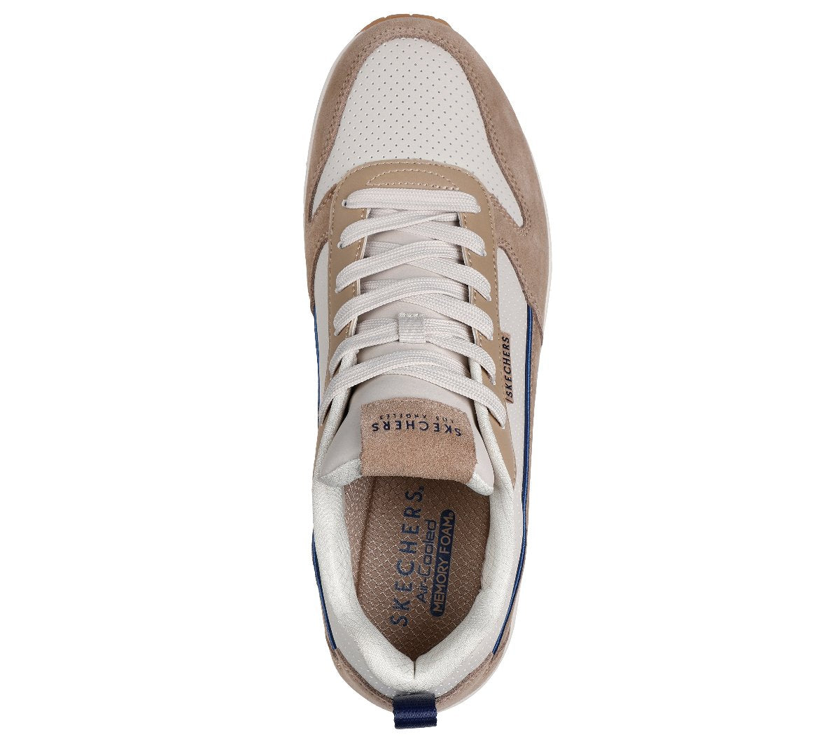 183011#SAND-SAND SUEDE / DURALEATHER / BLUE TRIM