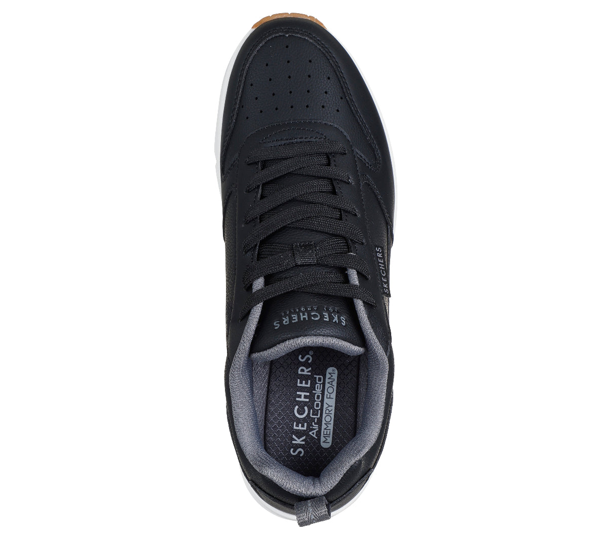 UNO#BKGY-BLACK DURALEATHER/GRAY MESH
