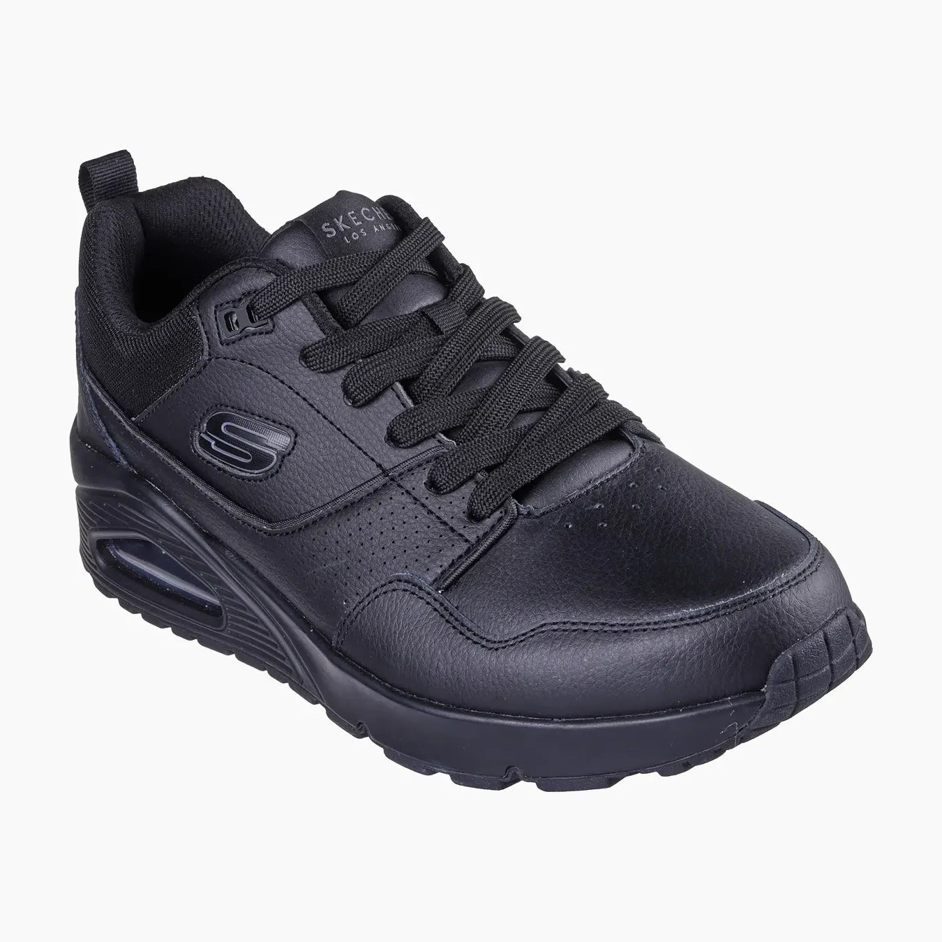 UNO#BBK-BLACK LEATHER / DURALEATHER / MESH