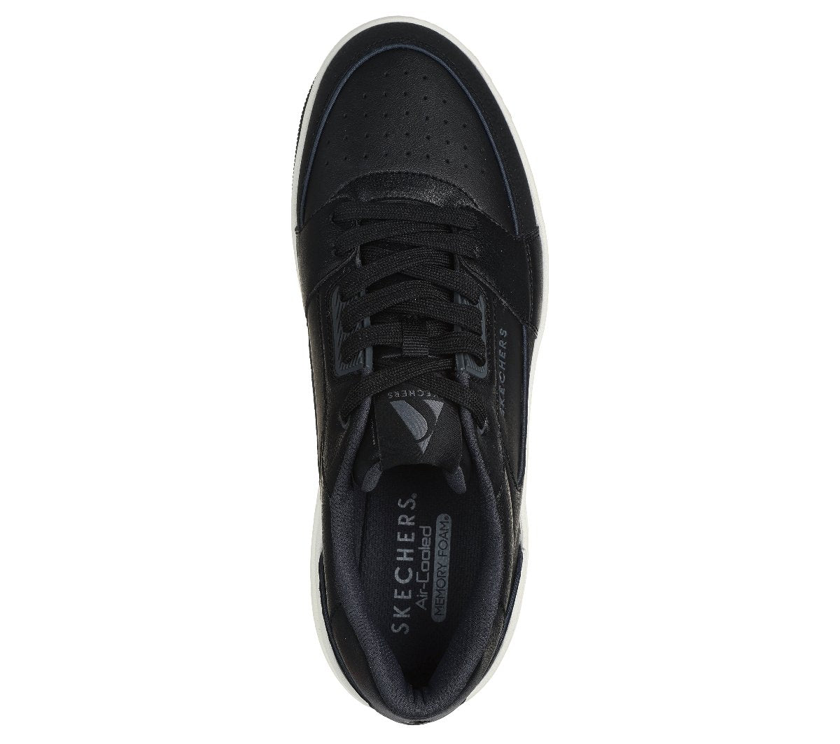 183140#BLK-BLACK LEATHER / DURALEATHER / CHARCOAL TRIM