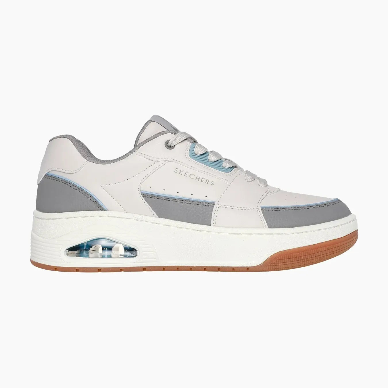 183140#NTGY-NATURAL DURALEATHER/ LEATHER / MESH / BLUE A