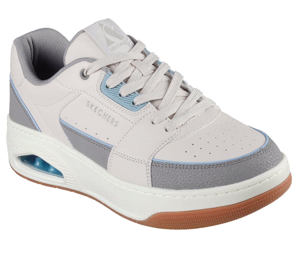183140#NTGY-NATURAL DURALEATHER/ LEATHER / MESH / BLUE A