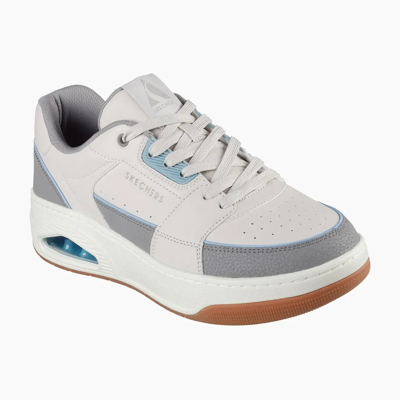 183140#NTGY-NATURAL DURALEATHER/ LEATHER / MESH / BLUE A