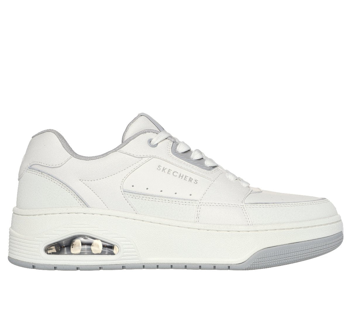 183140#WHT-WHITE LEATHER / DURALEATHER / GREY TRIM