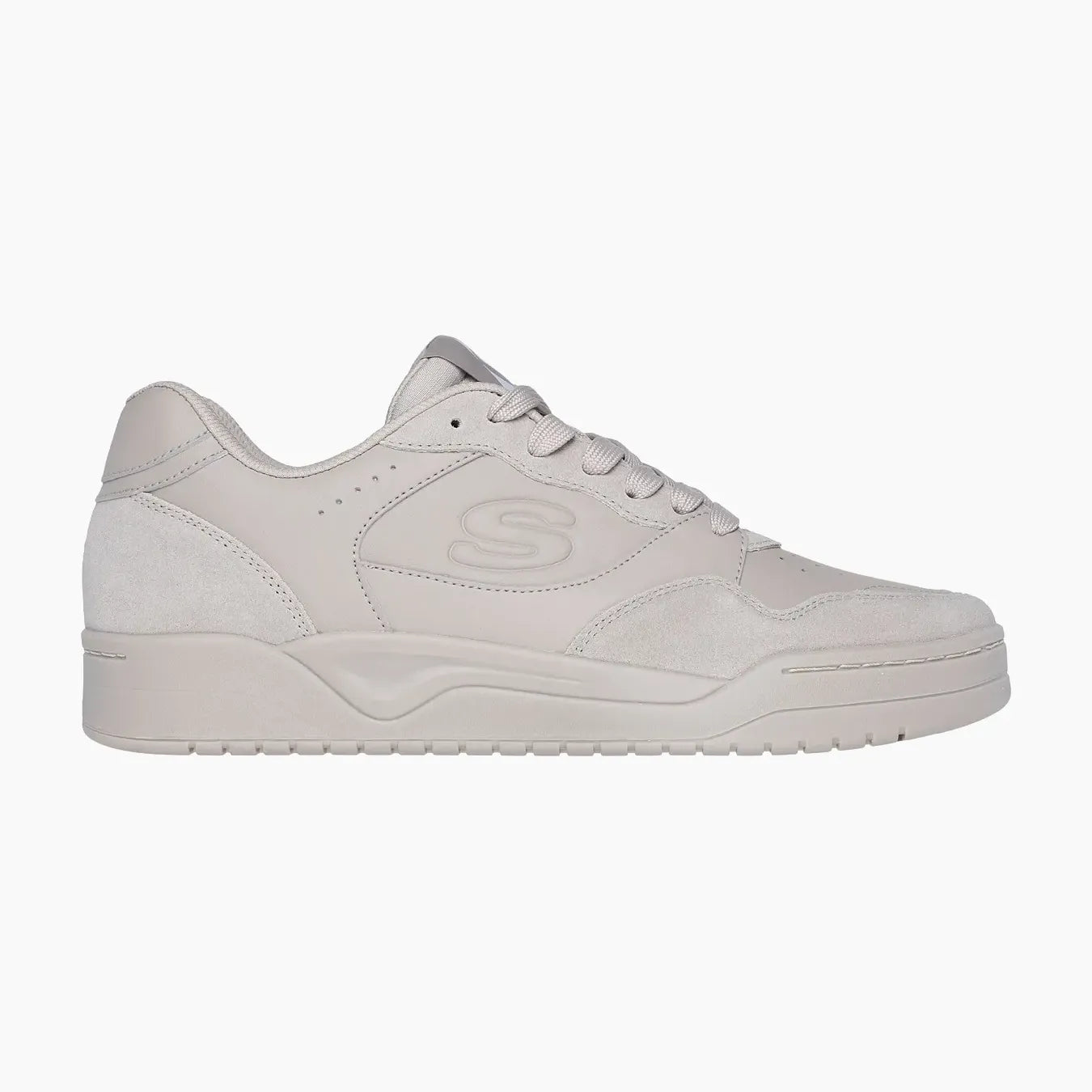 183241#TPE-CHATEAU GRAY LEATHER & SUEDE/DURALEATHER/MESH