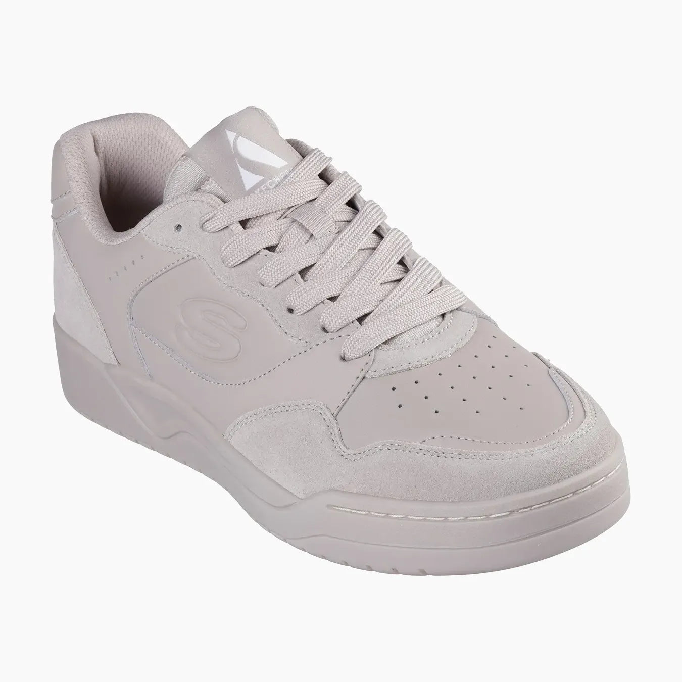183241#TPE-CHATEAU GRAY LEATHER & SUEDE/DURALEATHER/MESH