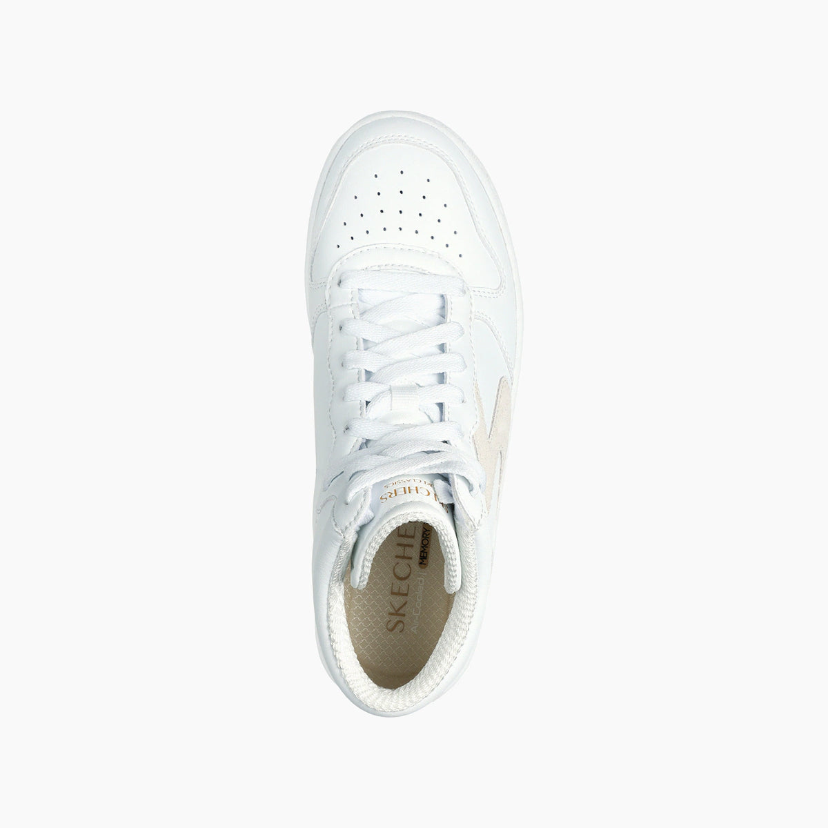 WNT-WHITE KNIT/NATURAL TRIM