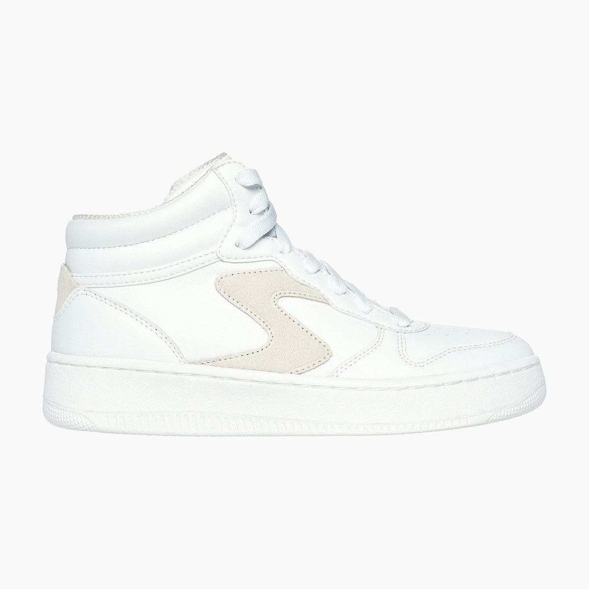 WNT-WHITE KNIT/NATURAL TRIM