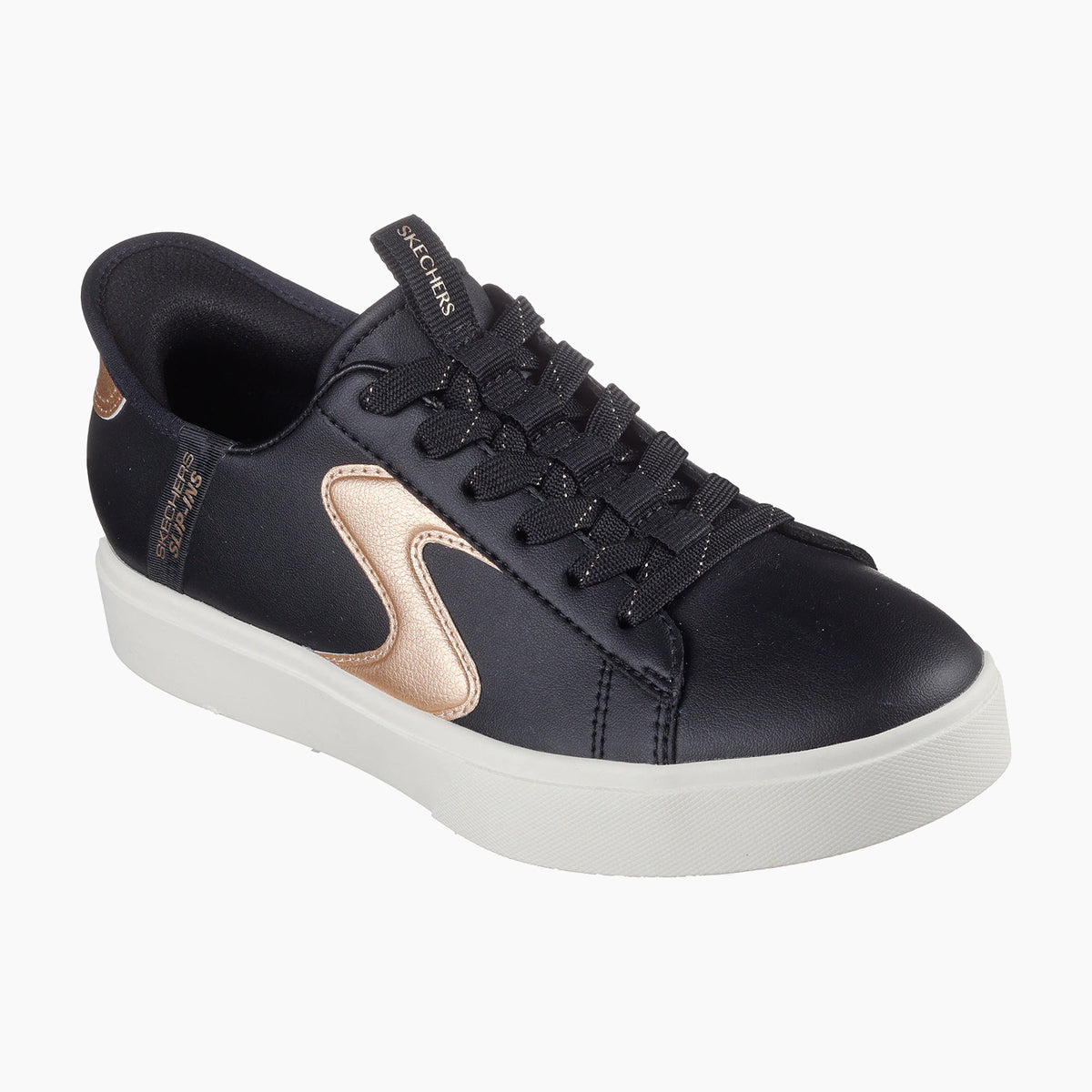 BKRG-BLACK TEXTILE/ROSE GOLD TRIM