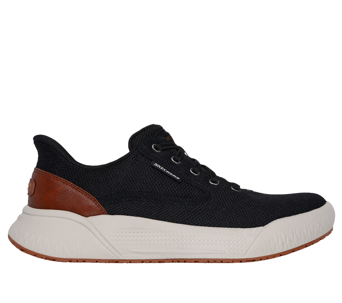 CYRUS#BLK-BLACK KNIT/SYNTHETIC