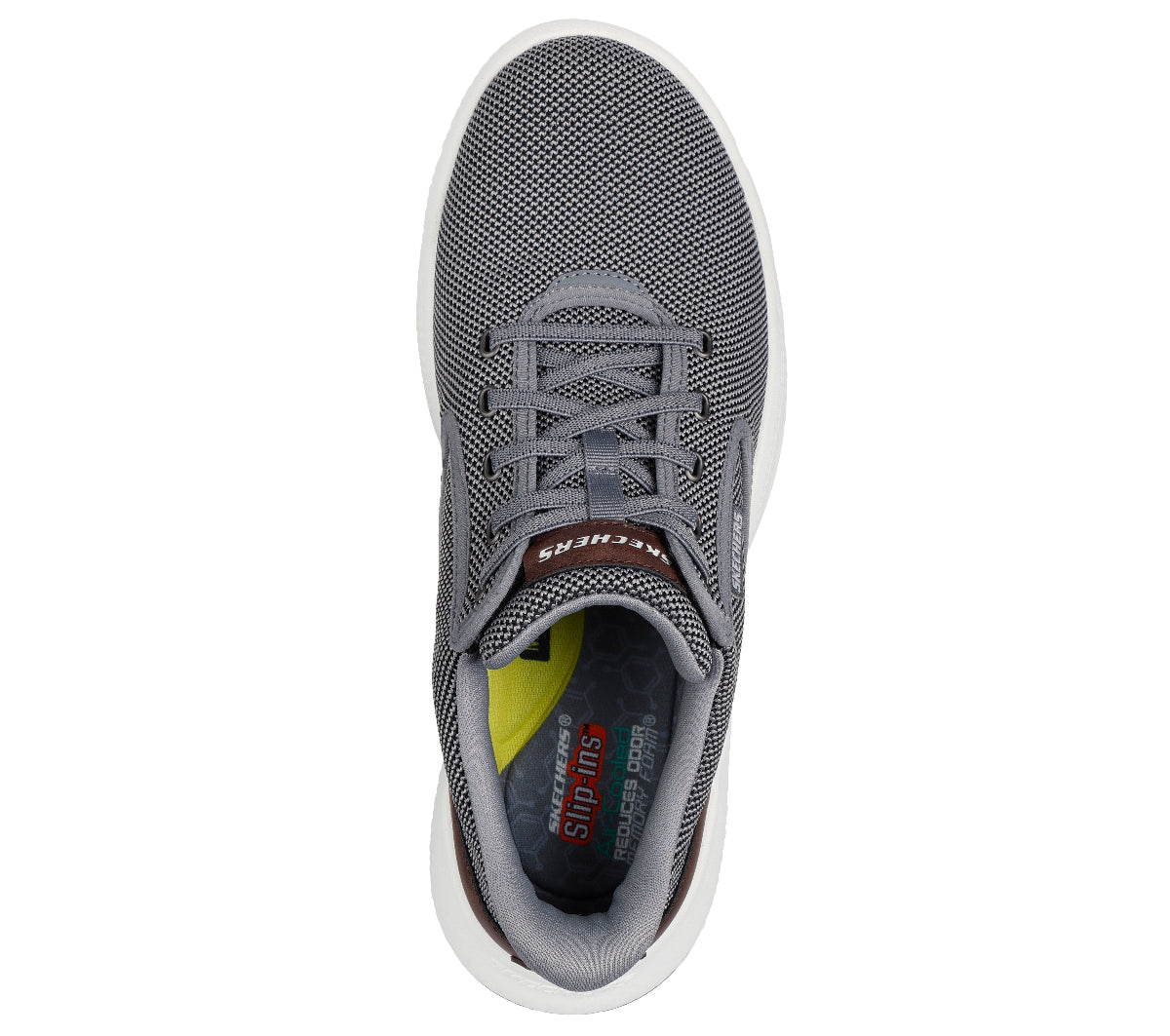 211008#GRY-GRAY KNIT/SYNTHETIC