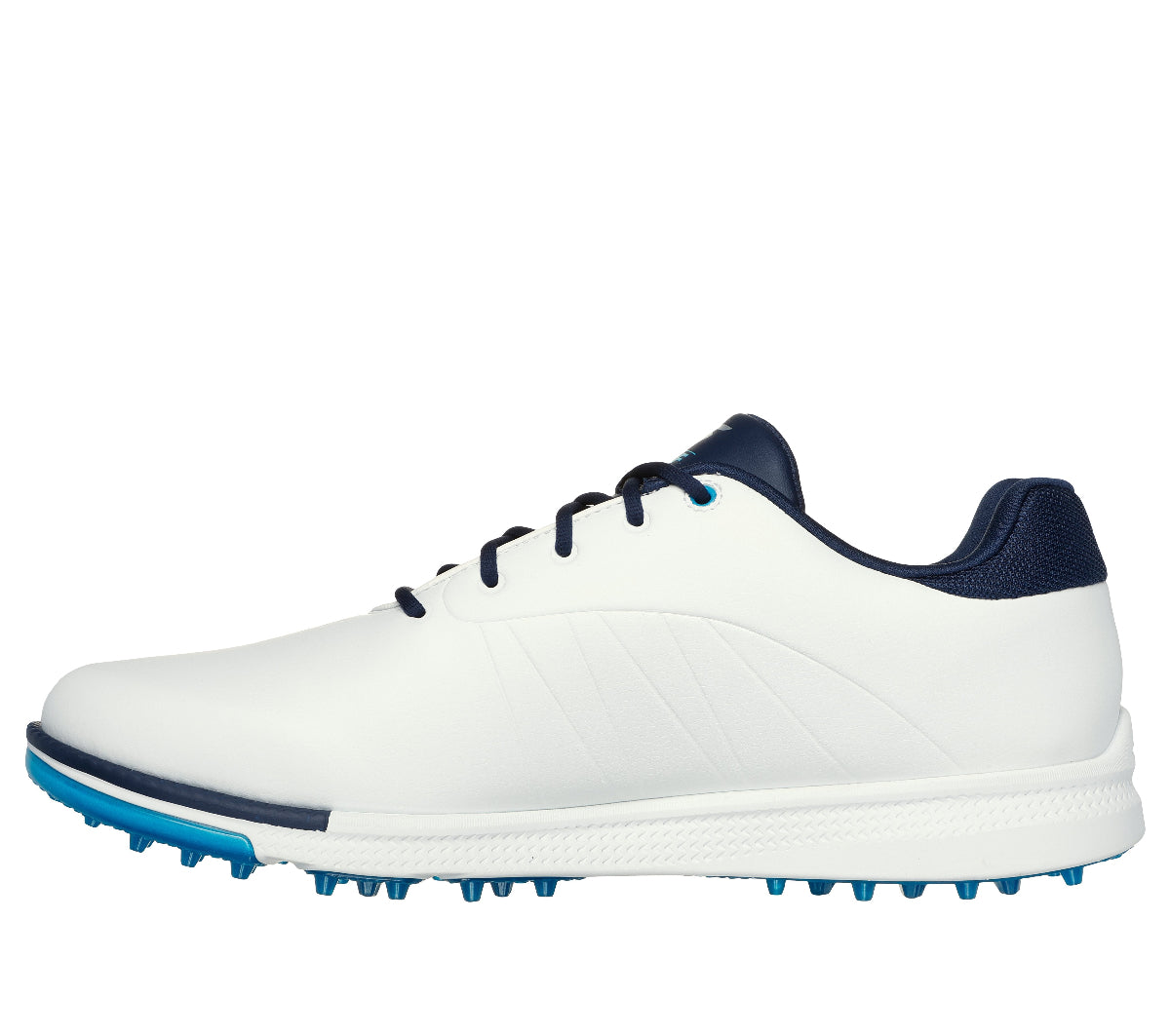 214099#WNVB-WHITE SYNTHETIC/ NAVY TRIM/BLUE TRIM