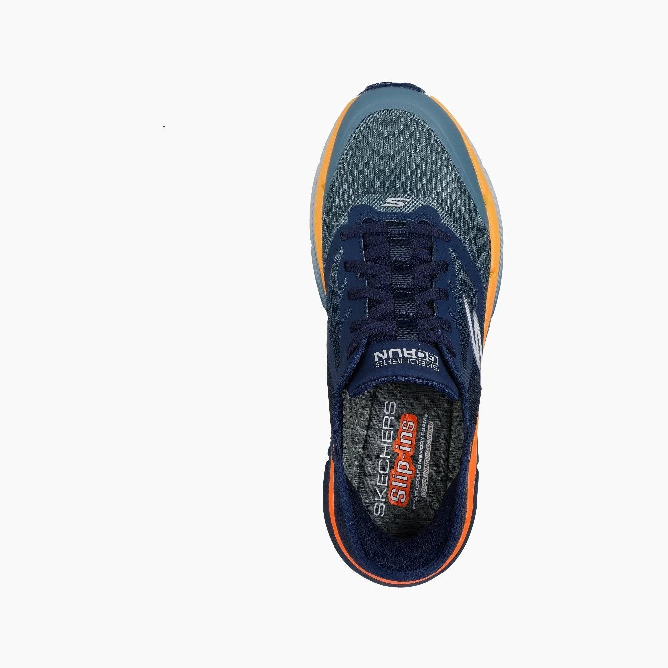 220526#NVOR-NAVY AND ORANGE TEXTILE/SYNTHETIC