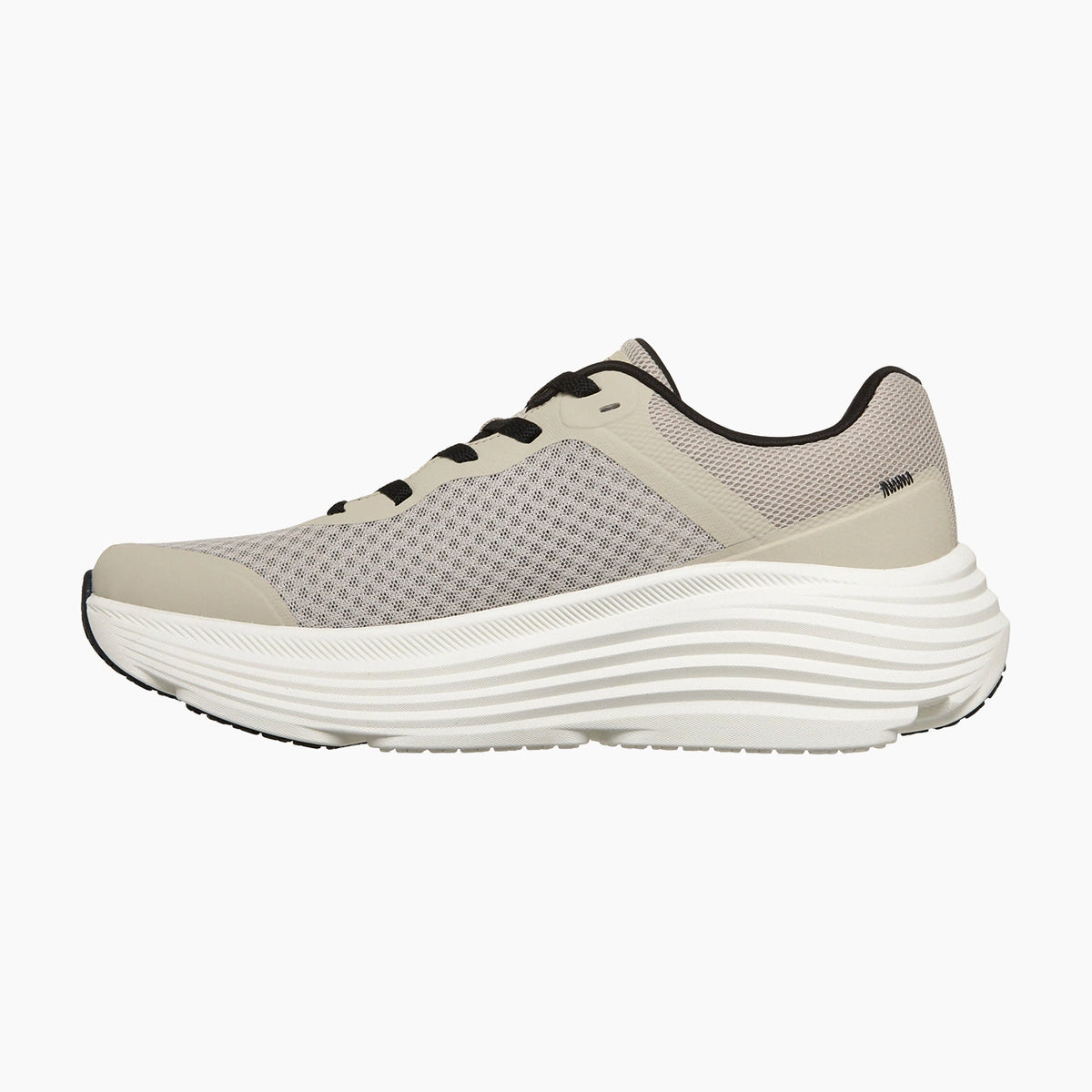 TPBK-TAUPE LEATHER/SYNTHETIC/MESH/BLACK TRIM