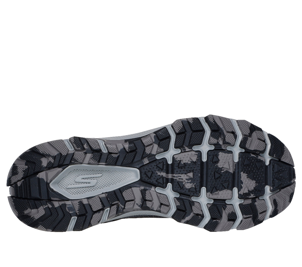 220754#BKGY-BLACK AND GRAY LEATHER/TEXTILE