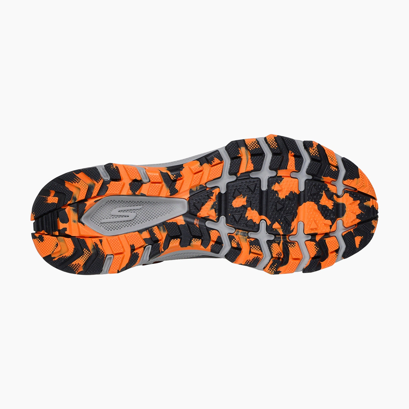 CCOR-CHARCOAL AND ORANGE LEATHER/TEXTILE
