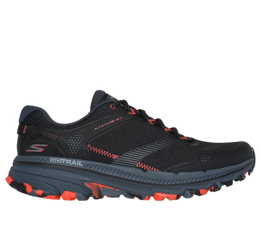 220760#BKCL-BLACK AND CORAL SYNTHETIC/TEXTILE