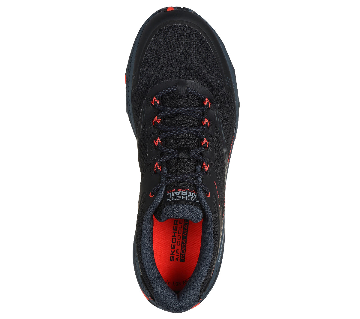 220760#BKCL-BLACK AND CORAL SYNTHETIC/TEXTILE