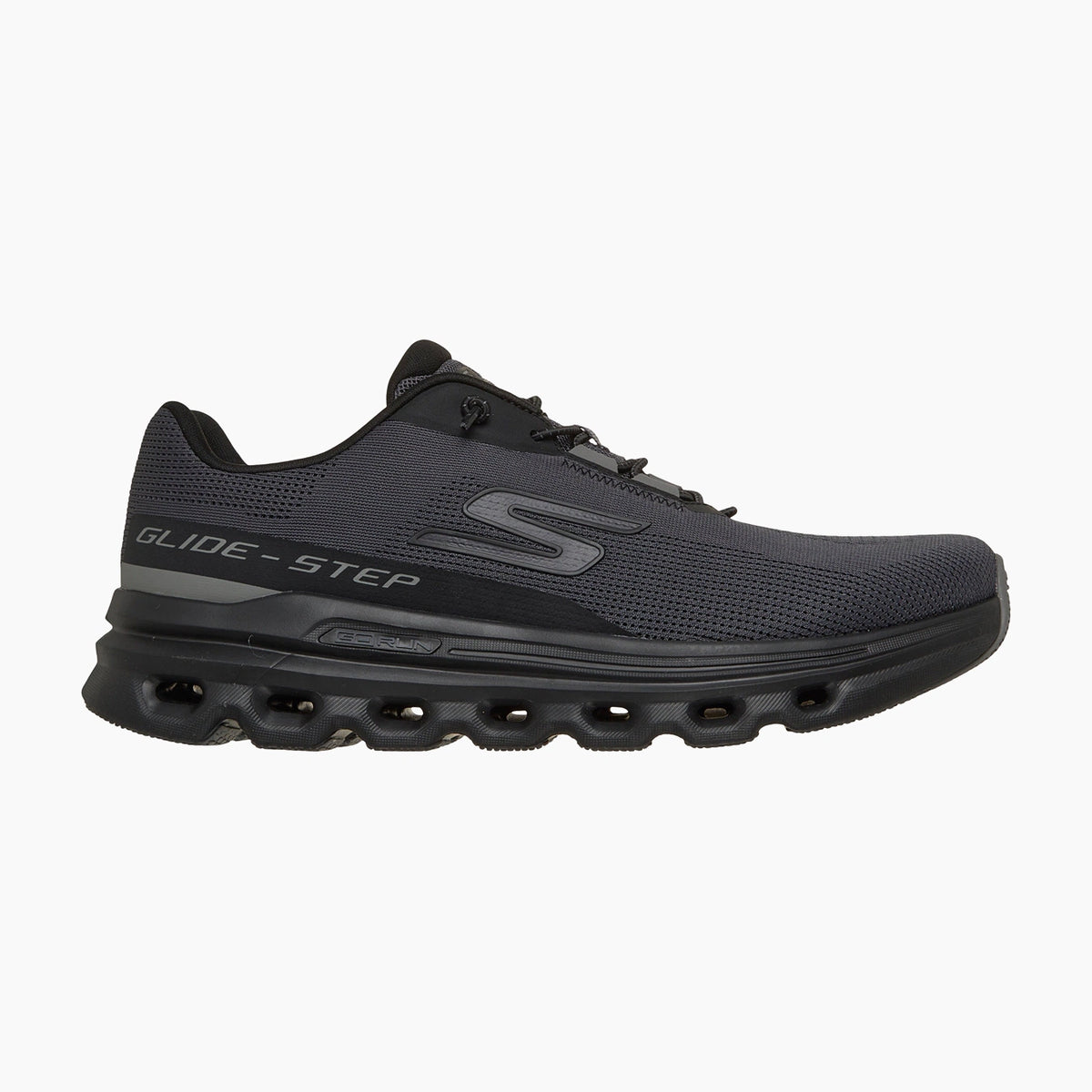 BKCC-BLACK LEATHER/SYNTHETIC/MESH/CHARCOAL TRIM