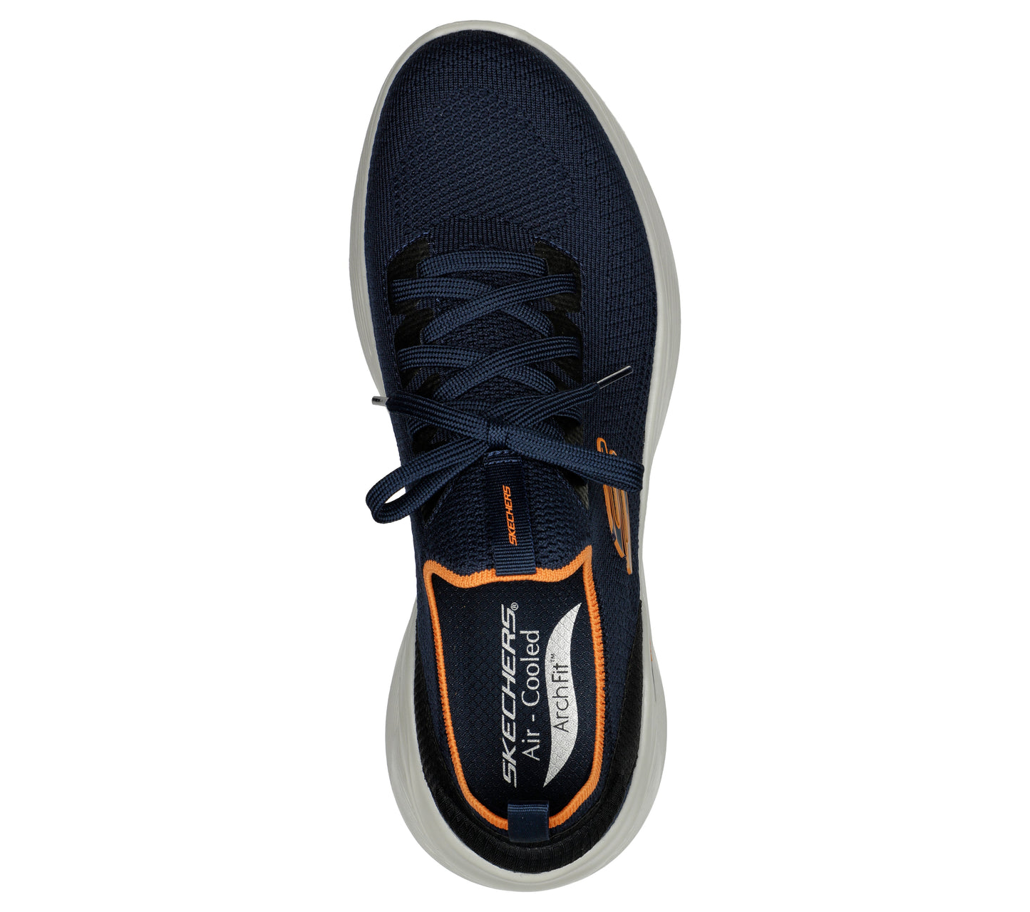 232607#NVOR/NAVY KNIT/ORANGE TRIM