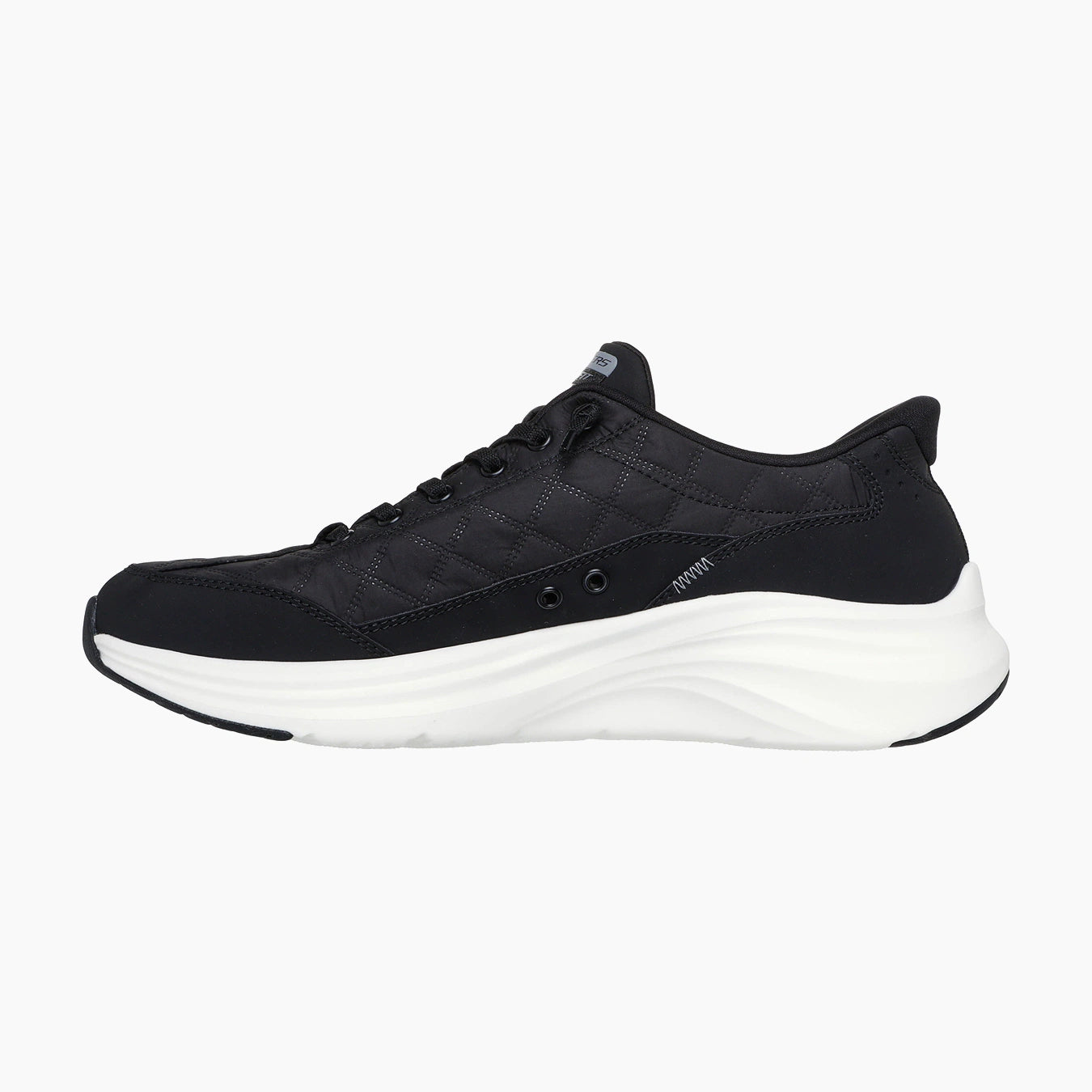BKW-BLACK SYNTHETIC/WHITE TEXTILE