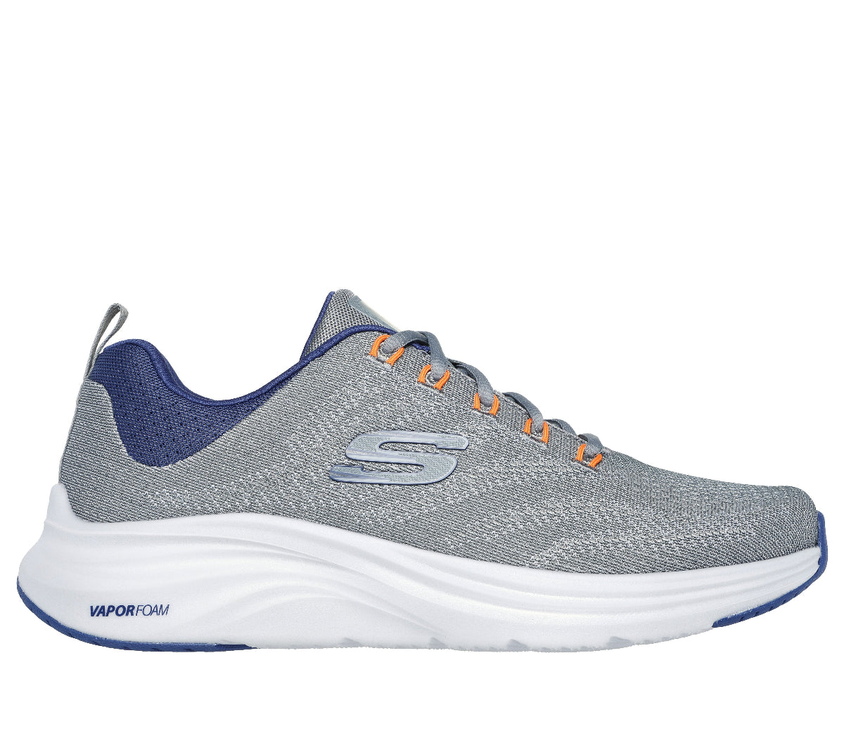 232626#GYBL-GRAY MESH/SYNTHETIC/BLUE TRIM