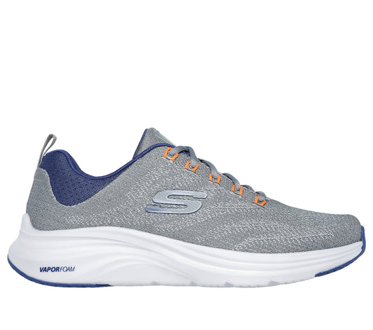 232626#GYBL-GRAY MESH/SYNTHETIC/BLUE TRIM