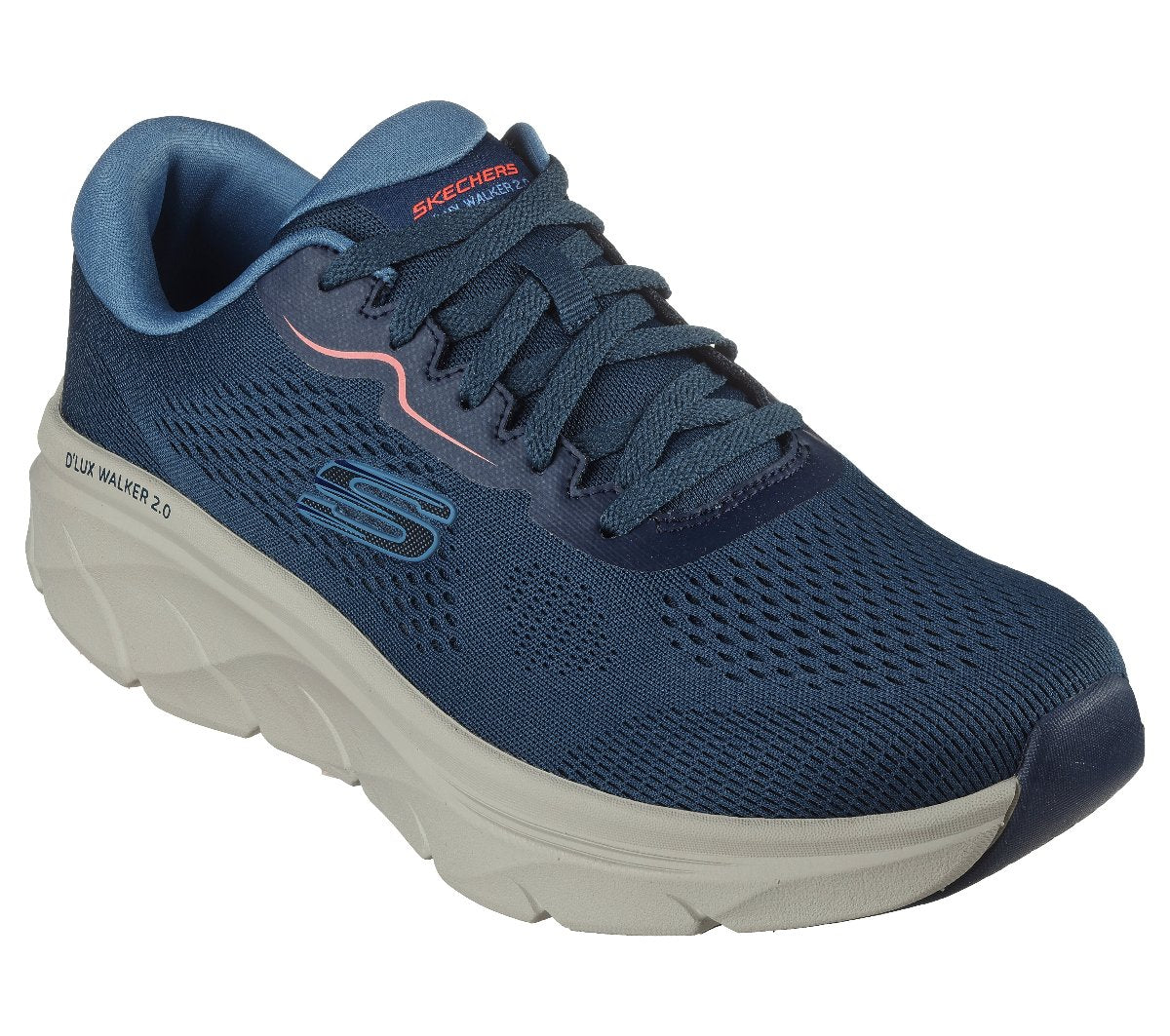 232714#NVBL/NAVY ENGINEERED MESH/SYNTHETIC/BLUE TRIM