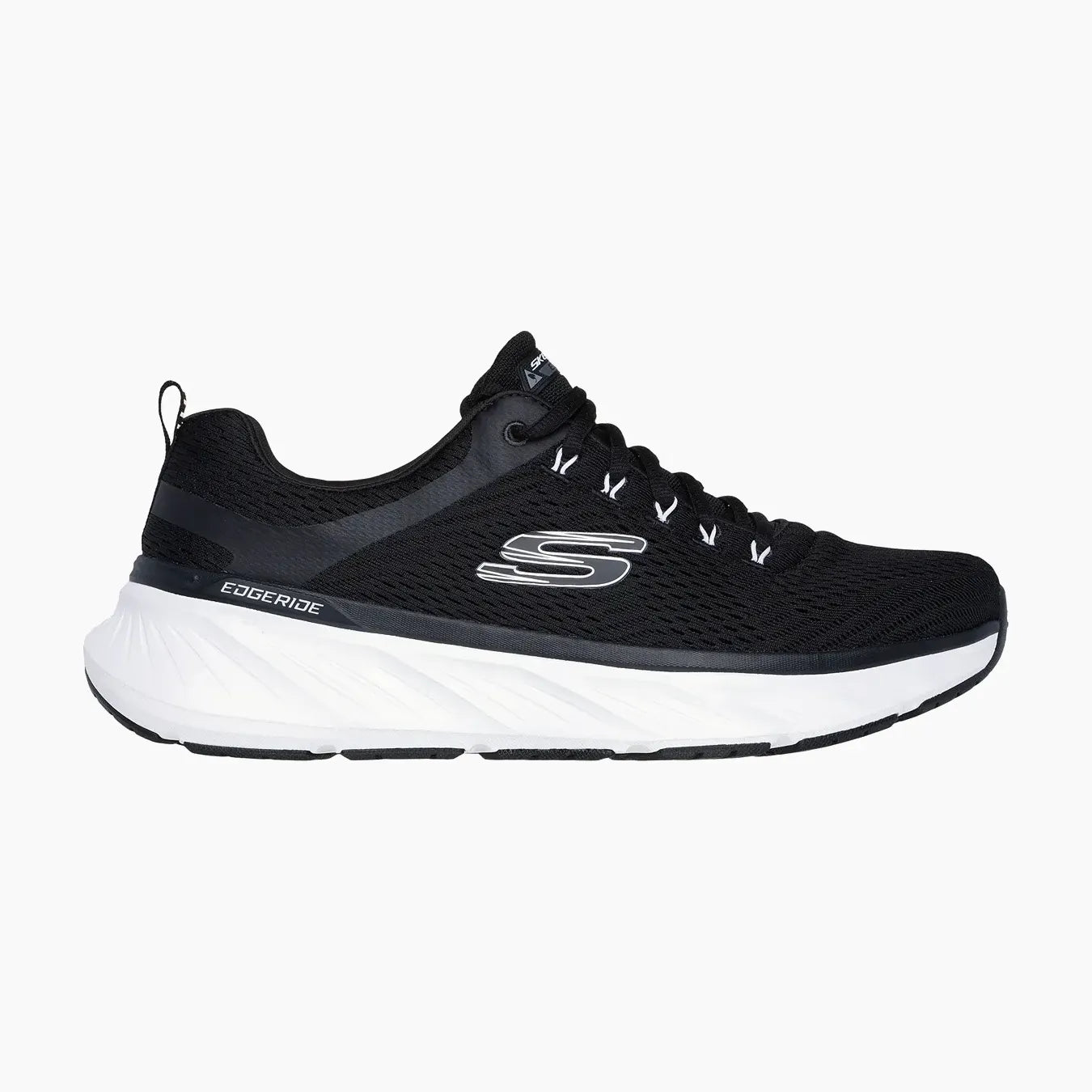 232843#BKW-BLACK MESH/WHITE PU