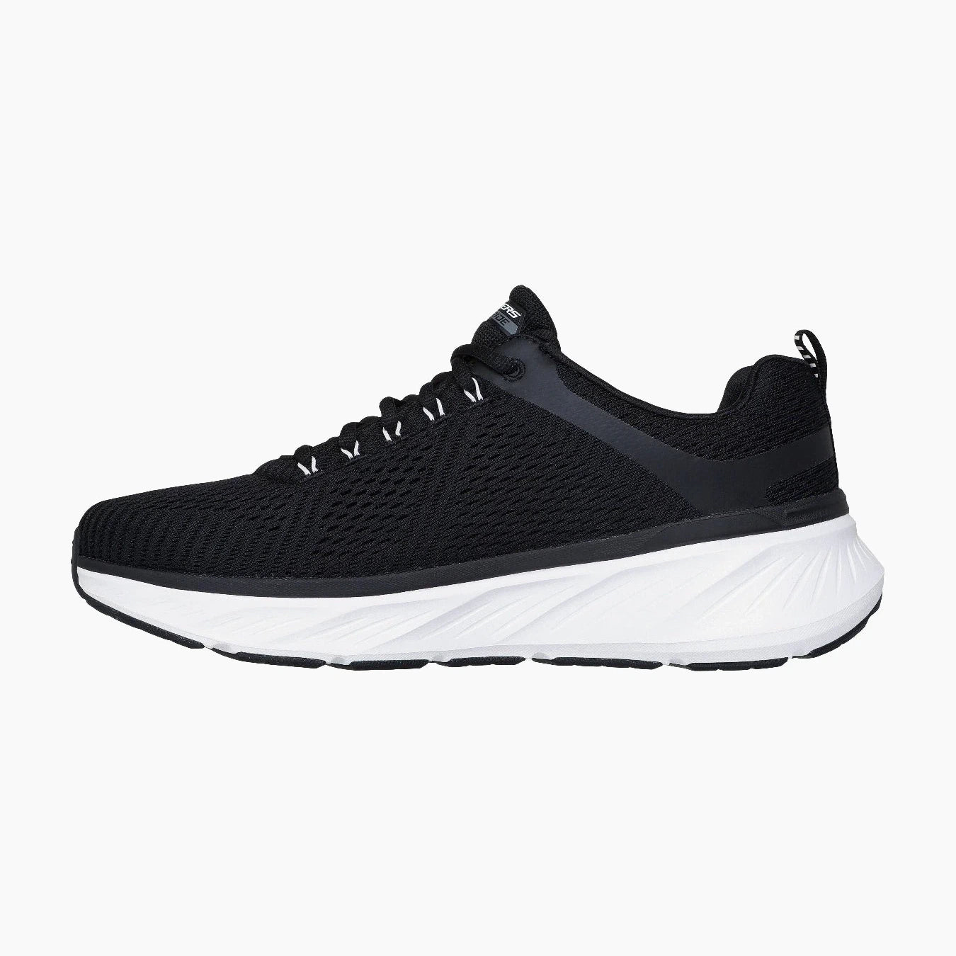 232843#BKW-BLACK MESH/WHITE PU