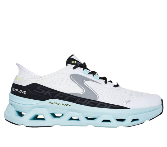 232921#WBL-WHITE HOTMELT/MESH/BLUE TRIM