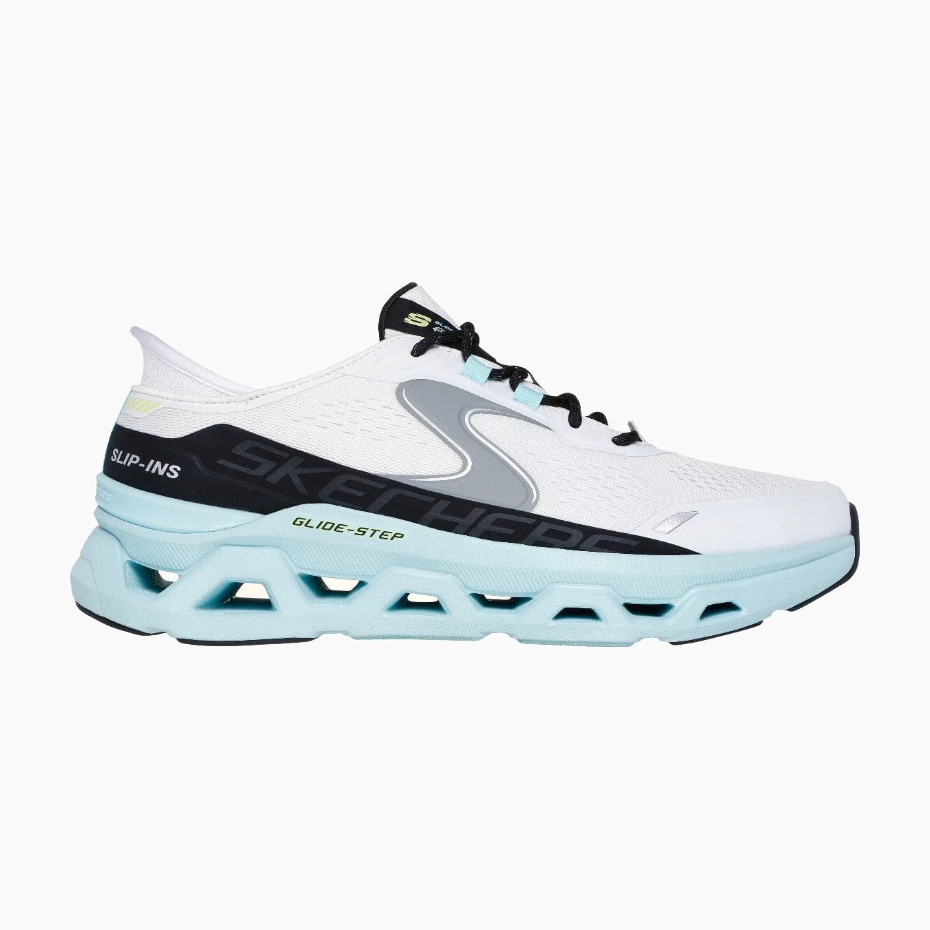 WBL-WHITE HOTMELT/MESH/BLUE TRIM