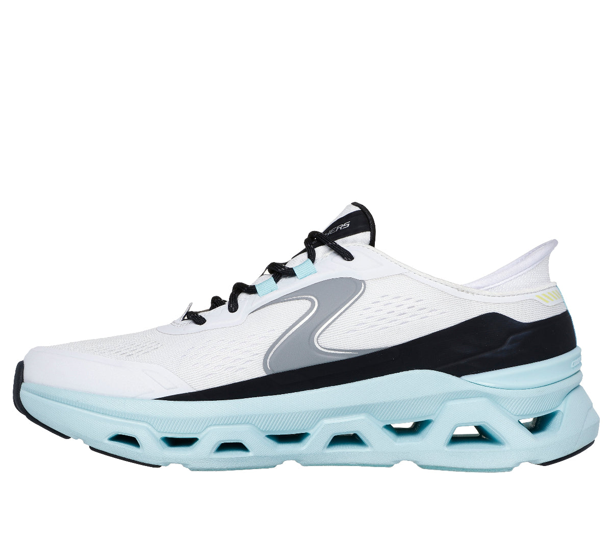 232921#WBL-WHITE HOTMELT/MESH/BLUE TRIM
